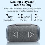 T&G TG-657 Tragbarer kabelloser 3D-Stereo-Subwoofer, Bluetooth-Lautsprecher, unterstützt FM/LED-Atmosphärenlicht, TG-657 – Bild 4