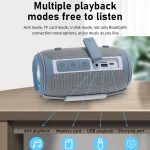 T&G TG-657 Tragbarer kabelloser 3D-Stereo-Subwoofer, Bluetooth-Lautsprecher, unterstützt FM/LED-Atmosphärenlicht, TG-657 – Bild 5