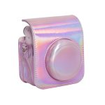 Laser Ganzkörper-Kameratasche aus Leder mit Riemen, For FUJIFILM instax mini 12 – Bild 3