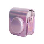 Laser Ganzkörper-Kameratasche aus Leder mit Riemen, For FUJIFILM instax mini 12 – Bild 5