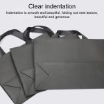 Schwarze Einkaufshandtasche aus Kraftpapier, S, M, L, XL – Bild 3