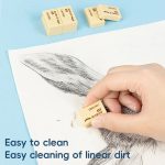 Deli 7534 Radiergummi für Schreibwaren, Prüfungsskizze 4B, kleiner Kunstradierer – Bild 4