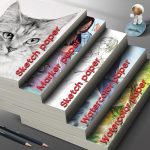 Deli 8K-Skizzenpapier, Malpapier, Kunstskizze, handgemaltes Kopie-Skizzenpapier, 20 Sheets / Pack – Bild 4