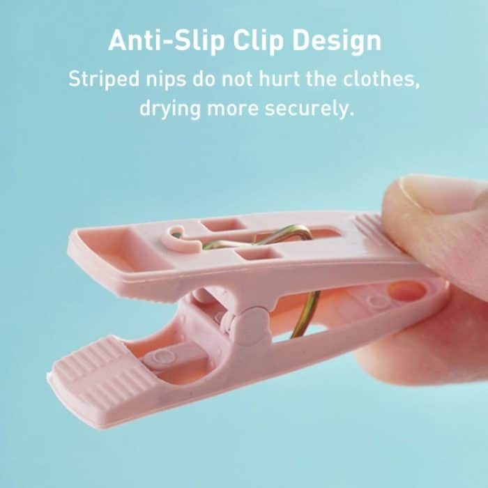 Multifunktionale Wäscheklammer, Haushalts-Kunststoffkorb, Sockenklammer, 30 Stück / Box, Random Color – Bild 3