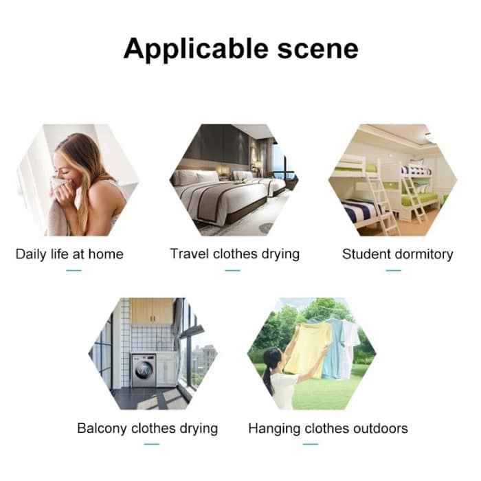 10 m dickes Nylonseil für den Außenbereich zum Aufhängen von Kleidung, 10m – Bild 7