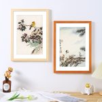 Fotorahmen-Dokumentenrahmen aus massivem Holzimitat, 6 inch, 8 inch, 10 inch – Bild 3