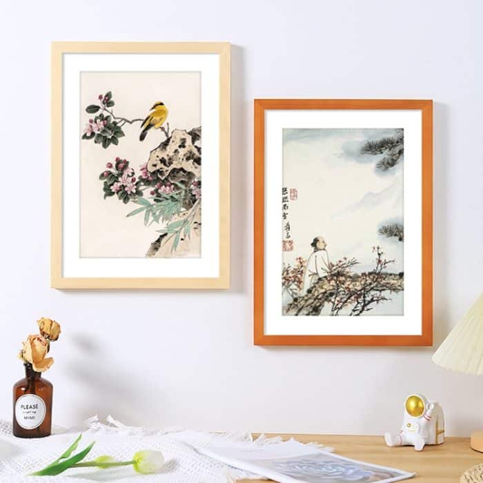 Fotorahmen-Dokumentenrahmen aus massivem Holzimitat, 6 inch, 8 inch, 10 inch – Bild 3