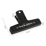 Handbuch-Clip, bunter Retro-Kunststoff-Clip, Snack-Beleg-Clip – Bild 2