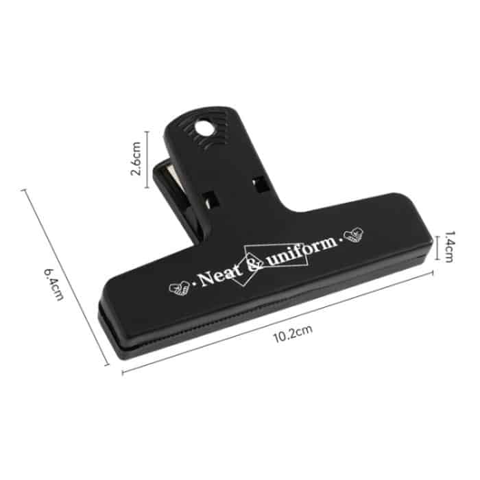 Handbuch-Clip, bunter Retro-Kunststoff-Clip, Snack-Beleg-Clip – Bild 2