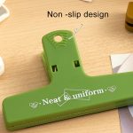 Handbuch-Clip, bunter Retro-Kunststoff-Clip, Snack-Beleg-Clip – Bild 3