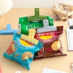 Handbuch-Clip, bunter Retro-Kunststoff-Clip, Snack-Beleg-Clip – Bild 7