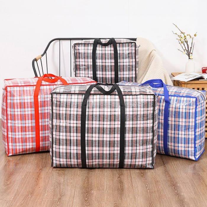 Gewebte Taschen, Umzugstaschen, Packtaschen, staub- und feuchtigkeitsbeständige Quilt-Aufbewahrungstasche, 48x32x24cm, 58x42x24cm, 68x50x24cm, 78x55x24cm, 88x50x30cm – Bild 2
