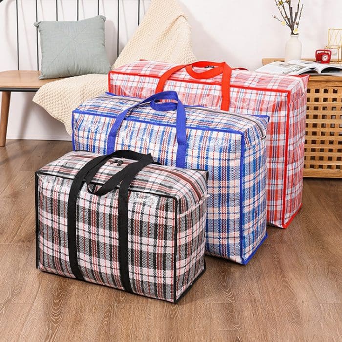 Gewebte Taschen, Umzugstaschen, Packtaschen, staub- und feuchtigkeitsbeständige Quilt-Aufbewahrungstasche, 48x32x24cm, 58x42x24cm, 68x50x24cm, 78x55x24cm, 88x50x30cm – Bild 3