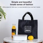 Umweltfreundliche Einkaufstasche aus Oxford-Stoff, große Kapazität, faltbar, tragbar, kleine Leinentasche, 24x25.5x9.5cm, 34x11x27cm, 43x12x33cm, 53x17x38cm – Bild 4