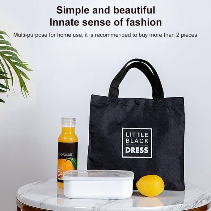 Umweltfreundliche Einkaufstasche aus Oxford-Stoff, große Kapazität, faltbar, tragbar, kleine Leinentasche, 24x25.5x9.5cm, 34x11x27cm, 43x12x33cm, 53x17x38cm – Bild 4