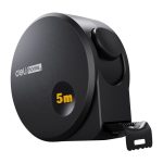 deli HT8519 5 m x 19 mm hochpräzises Haushaltsstahlmaß, verdicktes Maßband, 1pc