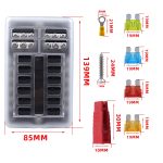 CP-4039 12-Wege-Sicherungsblock mit 24 Stück Sicherungen und 12 Stück Anschlussklemmen – Bild 6