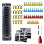 CP-4042 Vertikaler 12-Wege-Sicherungsblock mit 12 Sicherungen und 12 Anschlussklemmen – Bild 5