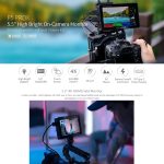 FEELWORLD F5 ProX 5,5 Zoll 1600nit hochheller Touchscreen DSLR-Kamera-Feldmonitor 4K HDMI F970 Installations- und Stromversorgungskit, F5 ProX – Bild 5