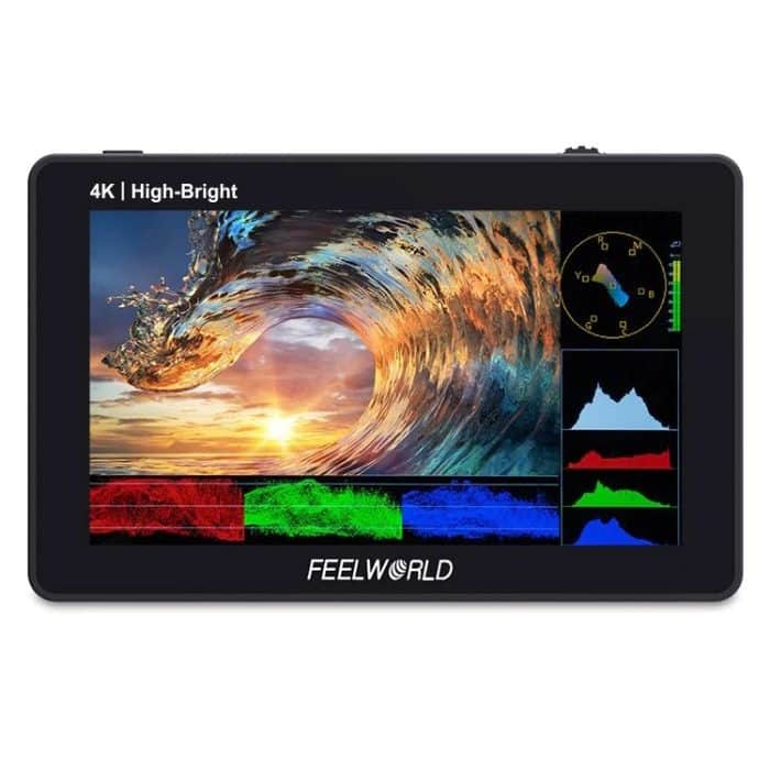 FEELWORLD F6 PLUSX 5,5 Zoll hochheller 1600nit Touchscreen DSLR-Kamera-Feldmonitor IPS FHD1920x1080 4K HDMI, F6 PLUSX – Bild 1