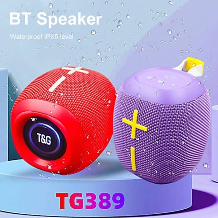 T&G TG-389 Tragbarer IPX5 wasserdichter kabelloser Bluetooth-Außenlautsprecher, TG-389 – Bild 2