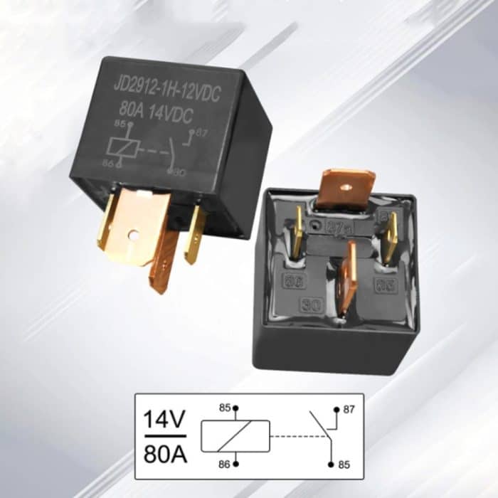 12V 4 Pin IP65 Wasserdicht Auto 6 Slots Modifiziertes Relais Sicherungskasten mit Kabelsatz – Bild 4