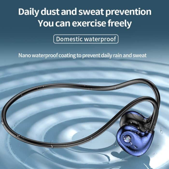 A59 Open-Air-Conduction-Kopfhörer mit integriertem Mikrofon, kabelloser Bluetooth-Kopfhörer mit Nackenbügel, A59 – Bild 4