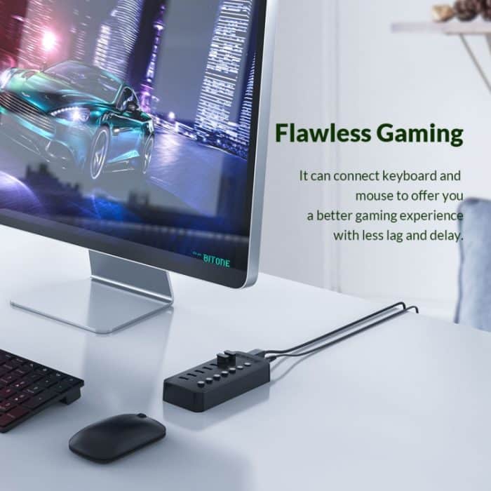 ORICO CT2U3-13AB Kunststoffstreifen 13 Ports USB 3.0 HUB mit einzelnen Schaltern, AU Plug, EU Plug, UK Plug, US Plug – Bild 6