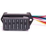 6 Wege 2 In 6 Out Sicherungskasten Sicherungsplattenhalter mit Sicherung – Bild 3