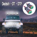 2 Stück IP67 wasserdichter DT-Buchsenadapter, 2 in 1, 3 in 1, 4 in 1, 1 in 1 Extended Style – Bild 5