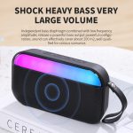 BS56 LED tragbarer Subwoofer TWS kabelloser Bluetooth-Lautsprecher – Bild 4