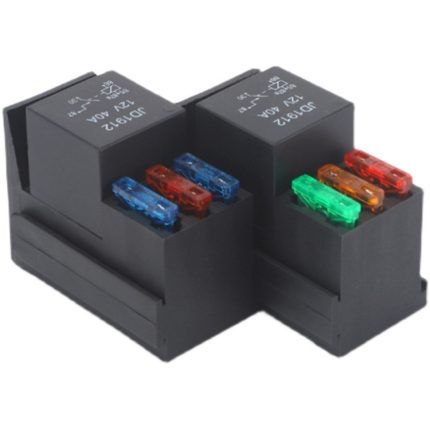 Auto RV Motorraum Multi-Wege-Sicherungshalter 3 Wege mit Relaishalter, 12V 4 Pin, 12V 5 Pin, 24V 4 Pin, 24V 5 Pin