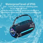 T&G X360 20 W RGB bunter Bluetooth-Lautsprecher, tragbarer 3D-Stereo-Außenlautsprecher, X360 – Bild 3