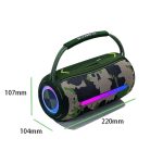 T&G X360 20 W RGB bunter Bluetooth-Lautsprecher, tragbarer 3D-Stereo-Außenlautsprecher, X360 – Bild 6