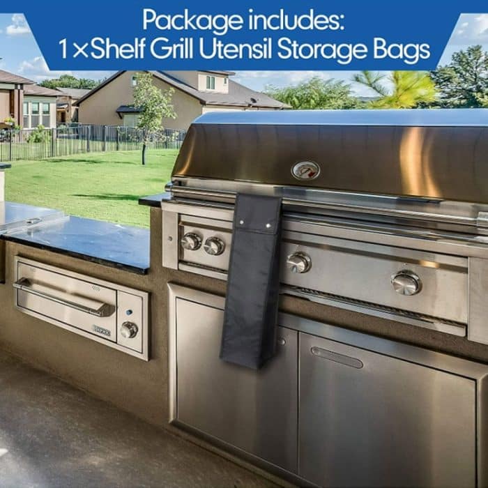 Hardware Tools Grillutensilien, faltbare Aufbewahrungstasche aus Oxford-Stoff – Bild 5