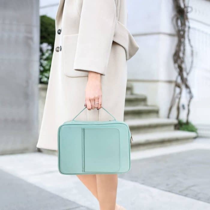 Tragbare Aufbewahrungstasche im Buchstützen-Design für elektronische Produkte – Bild 6