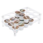 2 Stück YX037 Kaffeekapsel-Präsentationsständer, Kaffeebeutel-Organizer