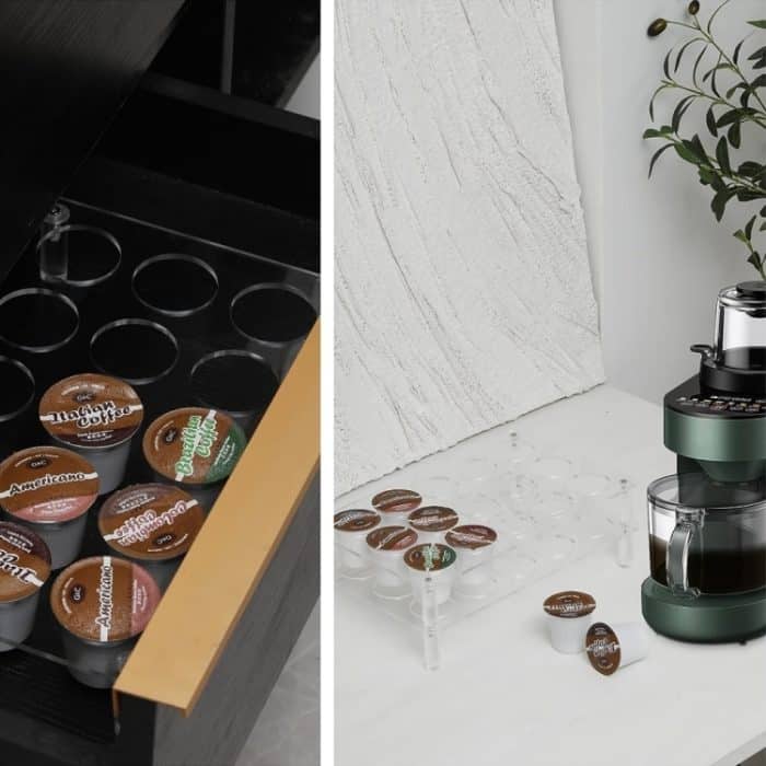 2 Stück YX037 Kaffeekapsel-Präsentationsständer, Kaffeebeutel-Organizer – Bild 7