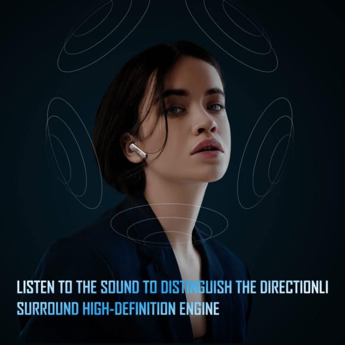 ONIKUMA T1 TWS Bluetooth-Gaming-Kopfhörer mit Rauschunterdrückung, T1 – Bild 5