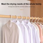 Verdickter, rutschfester, nahtloser Kleiderbügel aus Kunststoff, normaler Stil – Bild 8