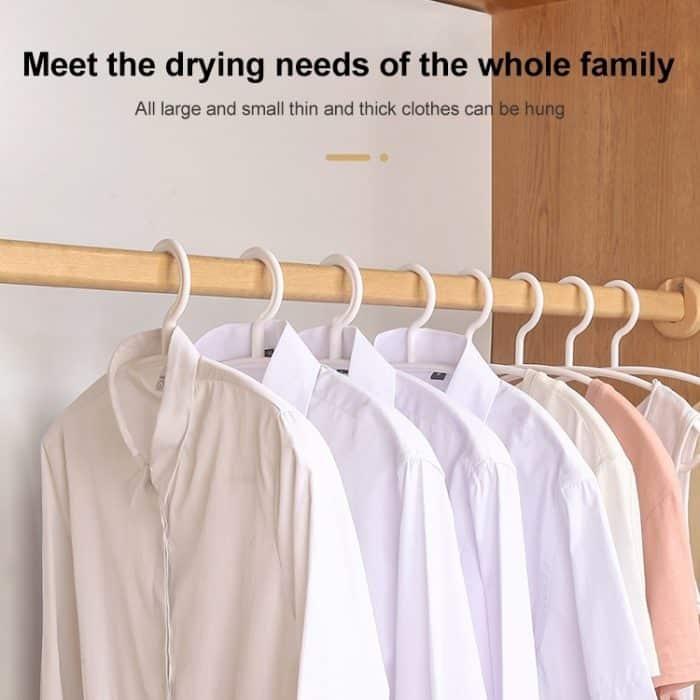 Verdickter, rutschfester, nahtloser Kleiderbügel aus Kunststoff, normaler Stil – Bild 8