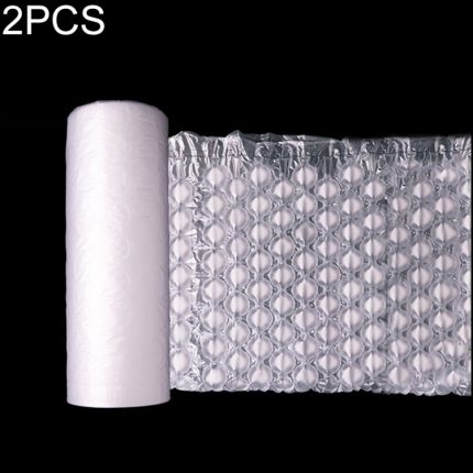 2 Stück aufblasbare Kürbisfolie, Luftpolsterfolie, Express-Verpackung, stoßfeste Luftpolsterfolie, Länge: 300 m, 30x20, 30x40