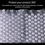 2 Stück aufblasbare Kürbisfolie, Luftpolsterfolie, Express-Verpackung, stoßfeste Luftpolsterfolie, Länge: 300 m, 30x20, 30x40 – Bild 3