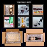 2 Stück aufblasbare Kürbisfolie, Luftpolsterfolie, Express-Verpackung, stoßfeste Luftpolsterfolie, Länge: 300 m, 30x20, 30x40 – Bild 5