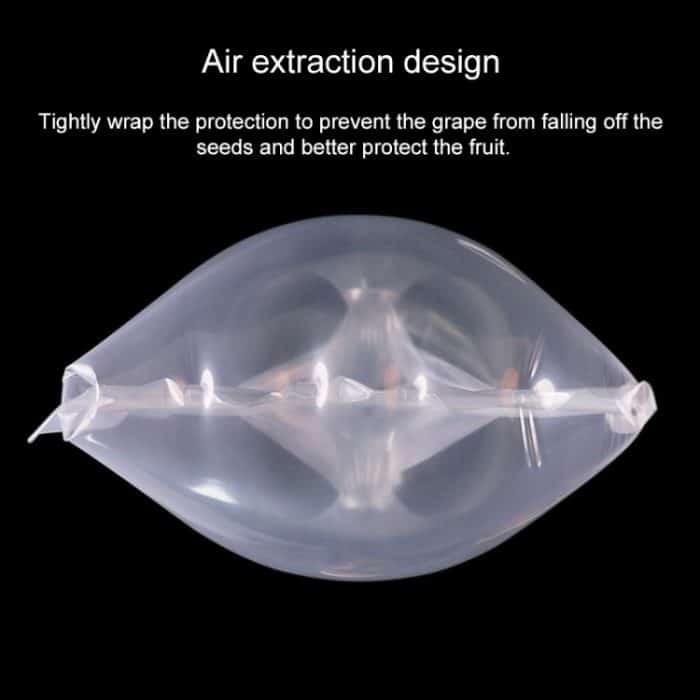 100 Stück aufblasbare Traubenbeutel, Express-Frucht-Schutzbeutel, Verpackungsbeutel, 20x25cm, 20x30cm, 25x30cm, 25x35cm, 25x40cm, 30x35cm, 30x40cm, 35x45cm, 30x50cm, 35x50cm – Bild 3