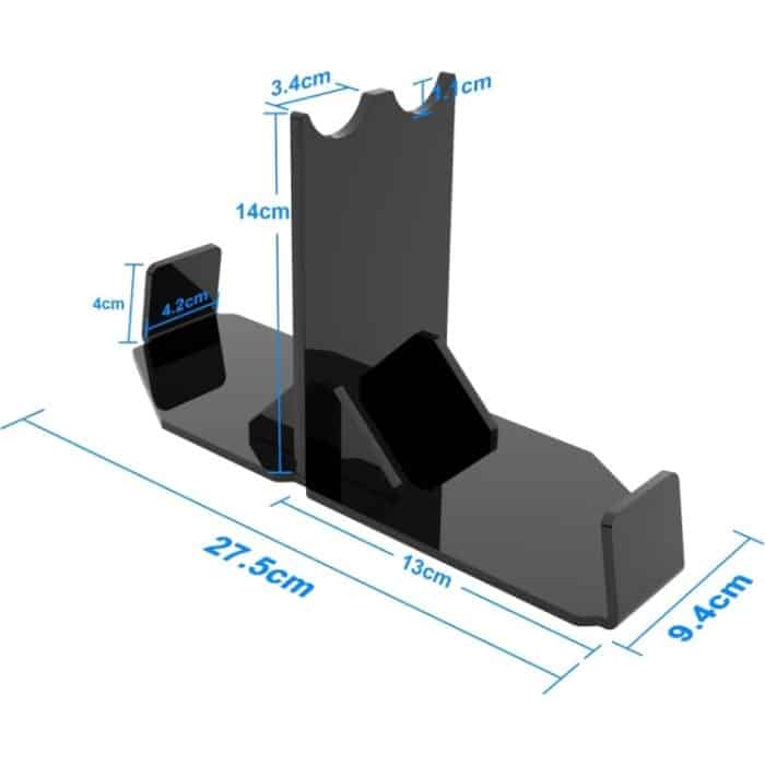 YX060 Lichtschwertständer, Acryl-Lichtschwert-Displayhalter, Schwarz – Bild 3
