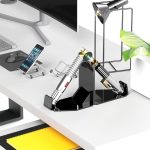 YX060 Lichtschwertständer, Acryl-Lichtschwert-Displayhalter, Schwarz – Bild 5