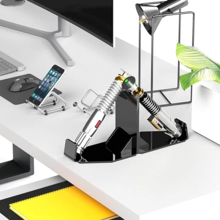 YX060 Lichtschwertständer, Acryl-Lichtschwert-Displayhalter, Schwarz – Bild 5