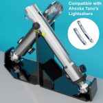 YX060 Lichtschwertständer, Acryl-Lichtschwert-Displayhalter, Schwarz – Bild 7