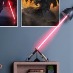 YX060 Lichtschwertständer, Acryl-Lichtschwert-Displayhalter, Schwarz – Bild 8